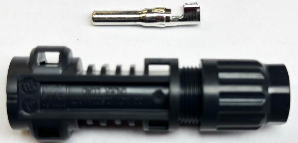 Solarstecker (male metal part) für 4 - 6 mm²-Kabel